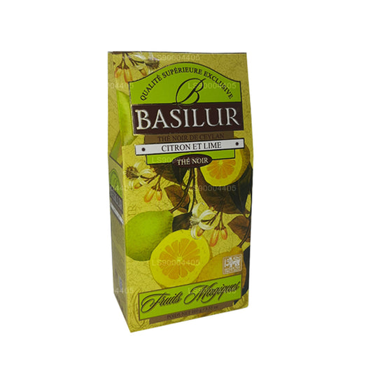 Basilur Citron og Lime Ceylon sort te (100g)