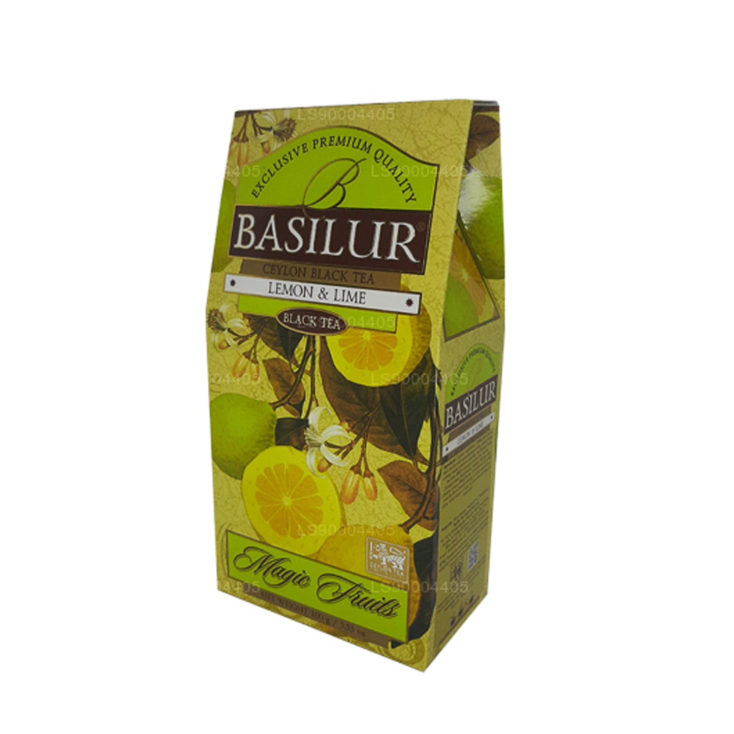 Basilur Citron og Lime Ceylon sort te (100g)