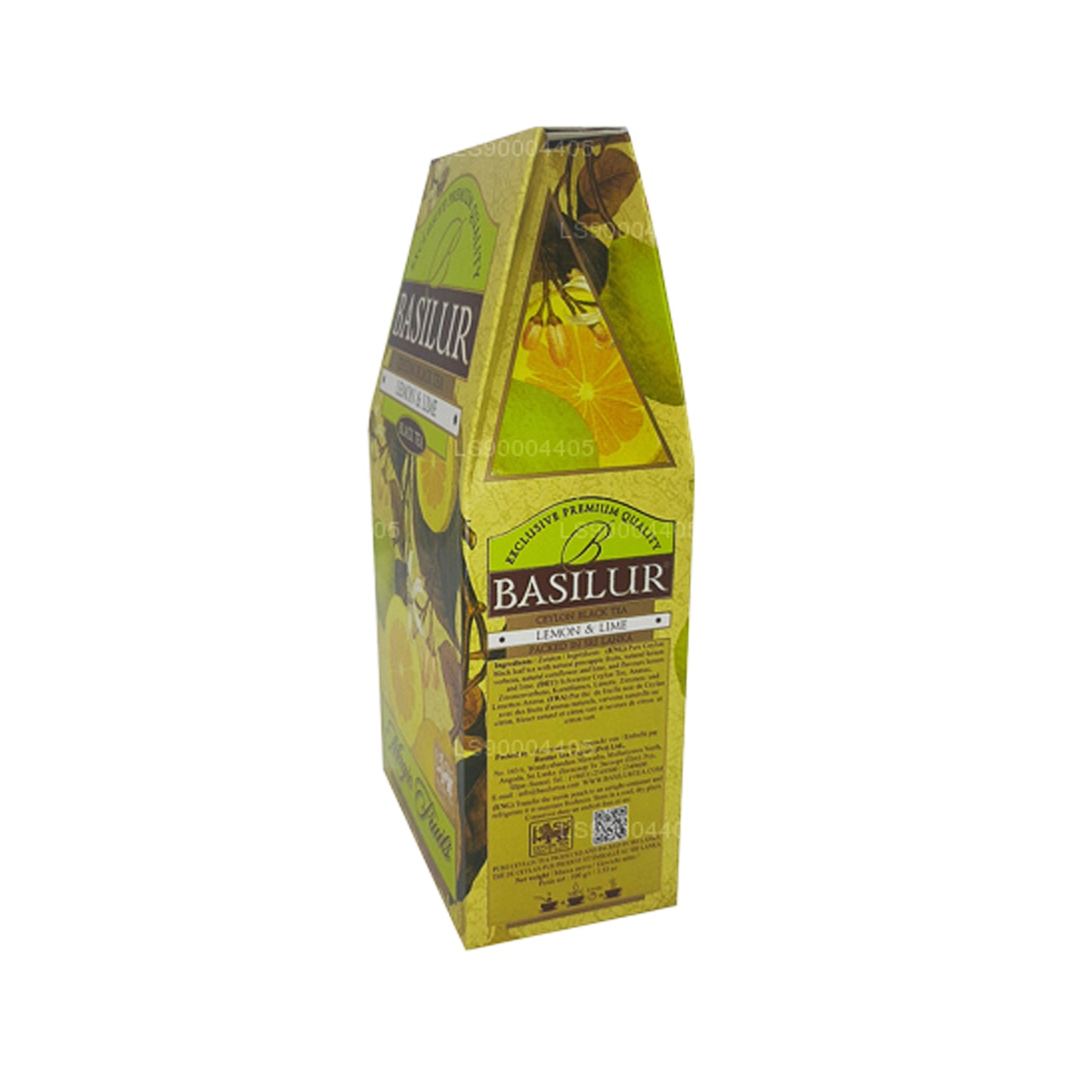 Basilur Citron og Lime Ceylon sort te (100g)