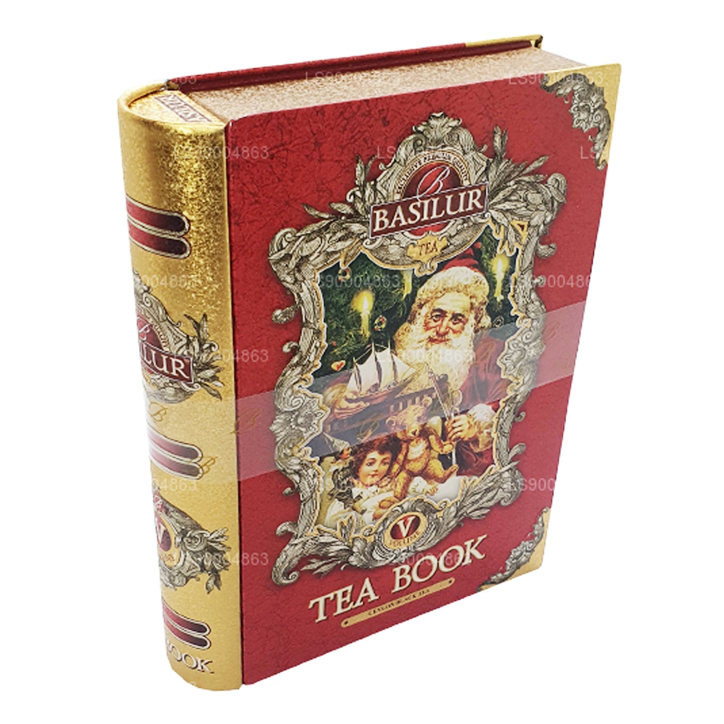 Basilur Festival „Tea Book Volume V - Rød“ (100 g) Caddy