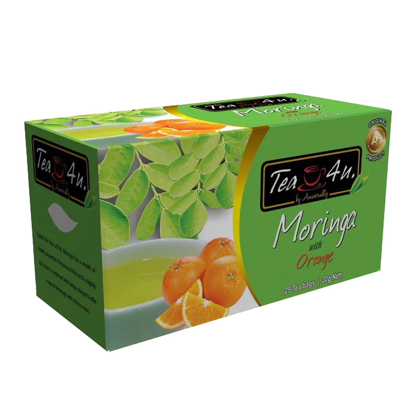 Tea4U Moringa med appelsin (30g) 25 teposer