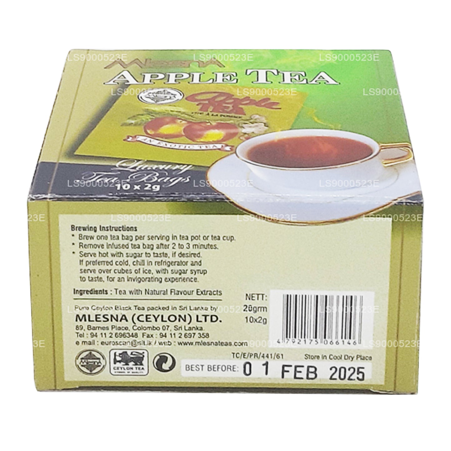 Mlesna Apple Tea (20g) 10 Luksus Teposer