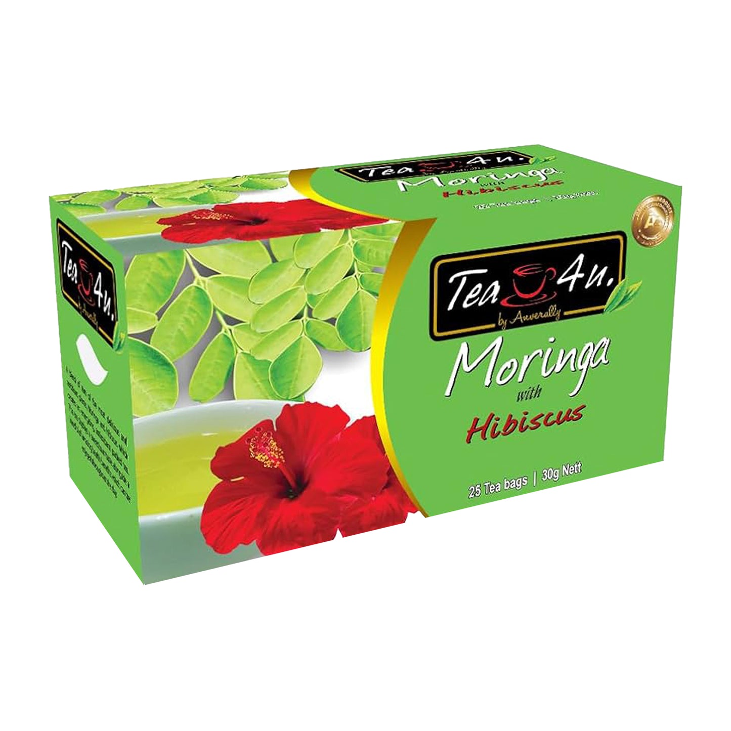 Tea4U Moringa med Hibiscus (30g) 25 Teposer