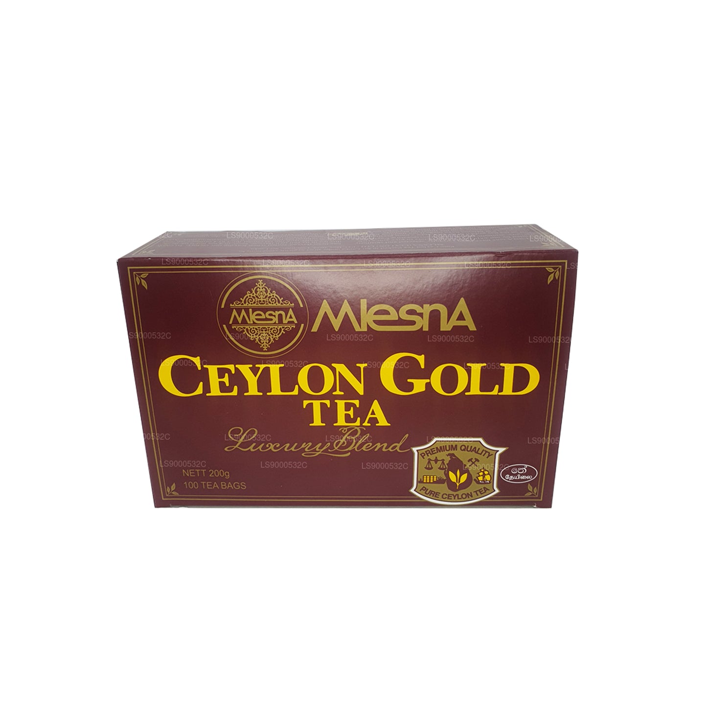 Mlesna te Ceylon Gold 100 teposer (200g) String og tag