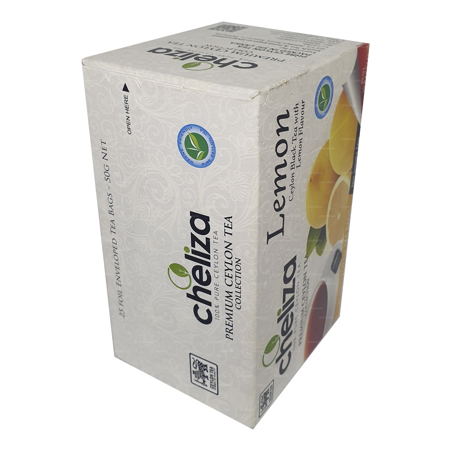 Cheliza Ceylon Black Tea with Lemon Flavour (50g) 25 Tea Bags