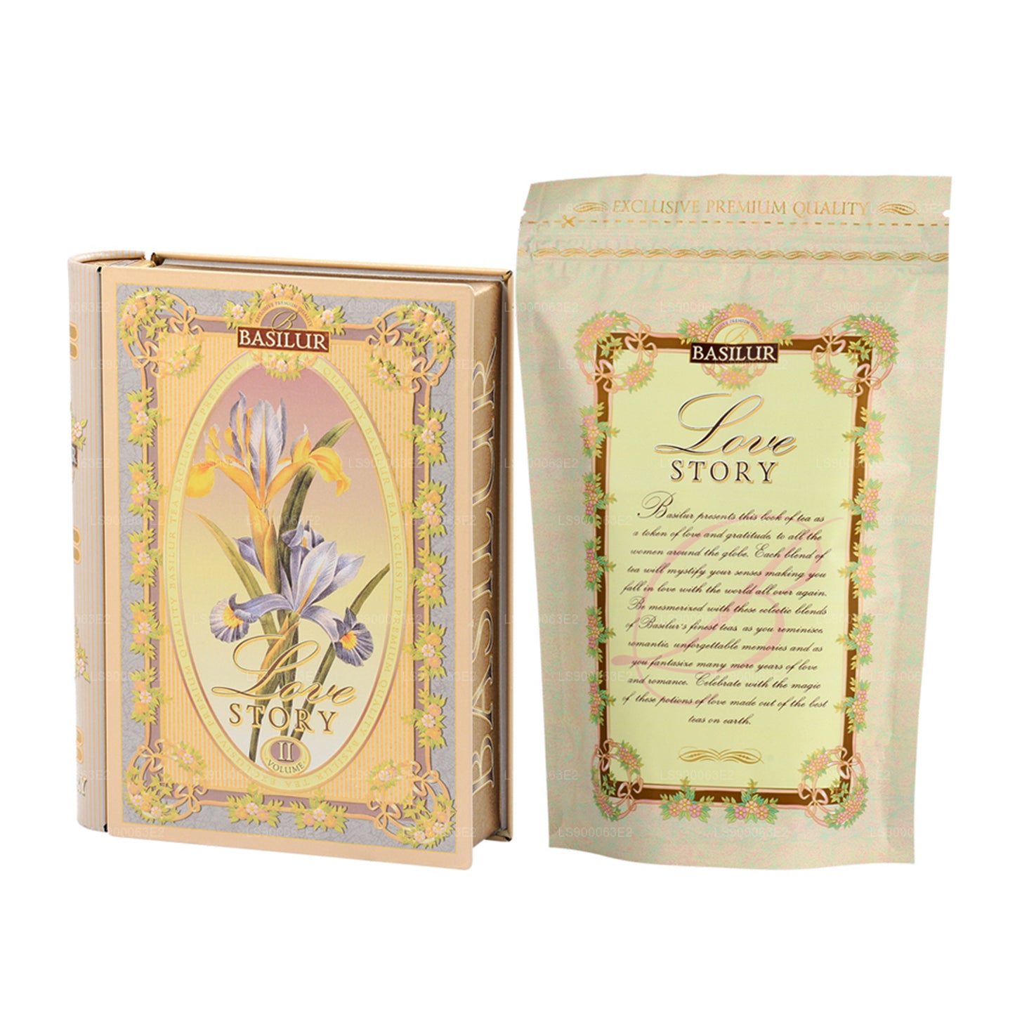 Basilur Tea Book „Kærlighedshistorie - bind II“ (100 g) Caddy