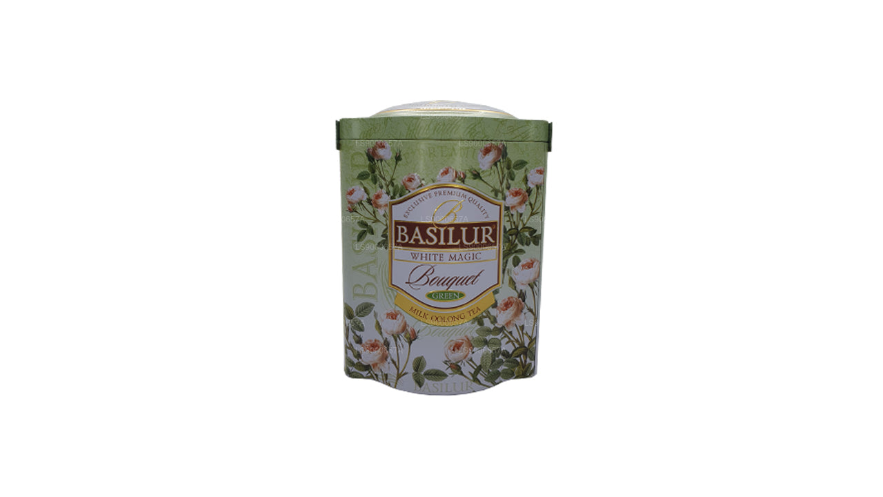 Basilur Hvid Magisk Buket Grøn Caddy (100g)