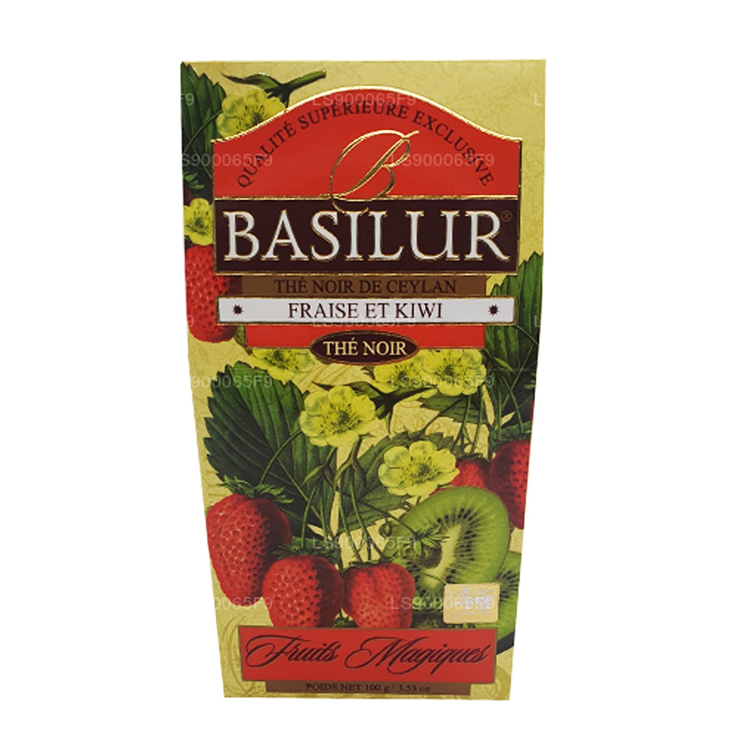 Basilur Jordbær og Kiwi (100 g)