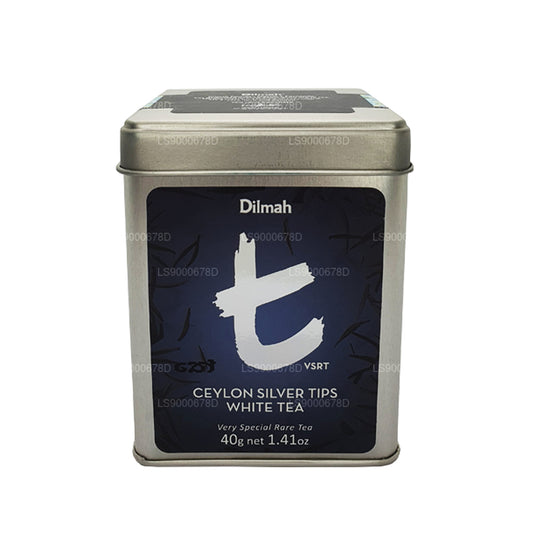 Dilmah Ceylon Silver Tips Hvid te (40 g) Caddy løs te