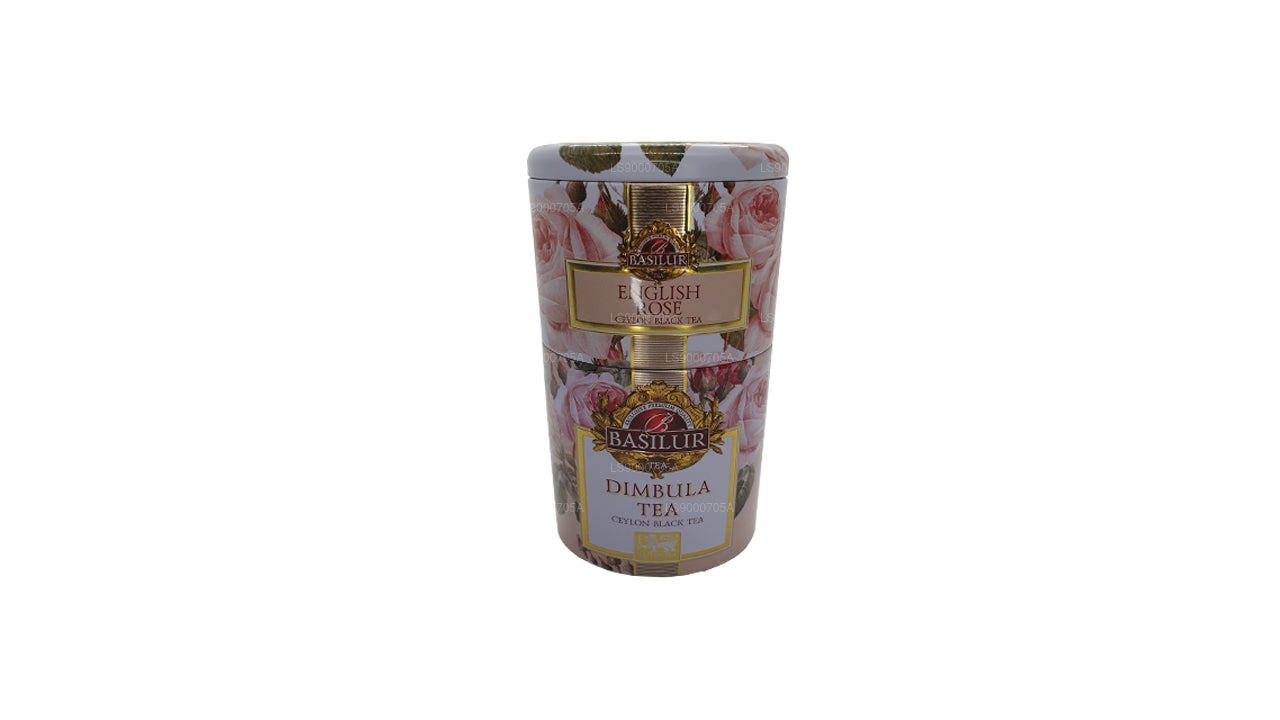 Basilur Frugter og blomster „English Rose“ Dimbula (100 g) Caddy