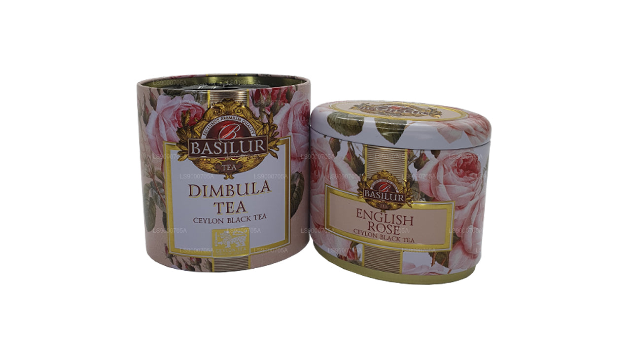 Basilur Frugter og blomster „English Rose“ Dimbula (100 g) Caddy