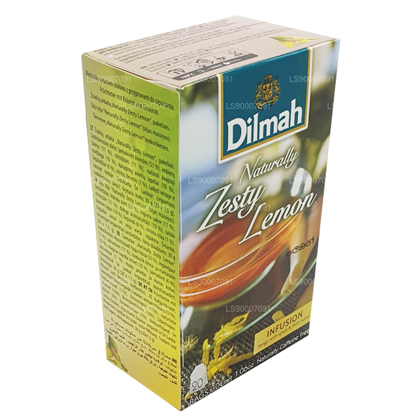 Dilmah Naturligt Zesty Citron (30 g) 20 teposer