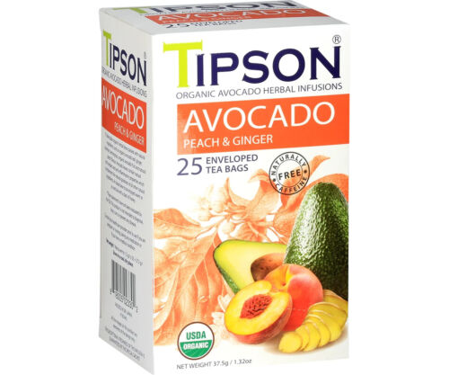 Tipson Avocado Fersken og ingefær (37,5 g)