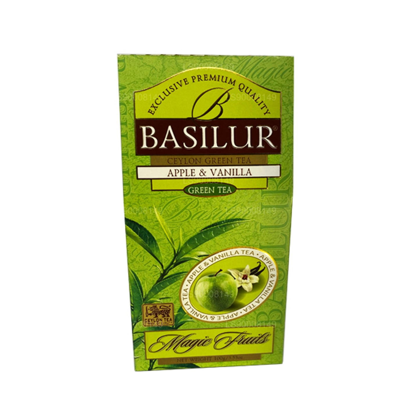 Basilur Magic grønt æble og vanilje (100 g)