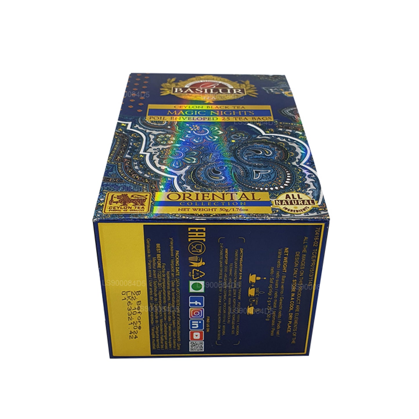 Basilur Oriental „Magic Nights“ (50 g) 25 teposer