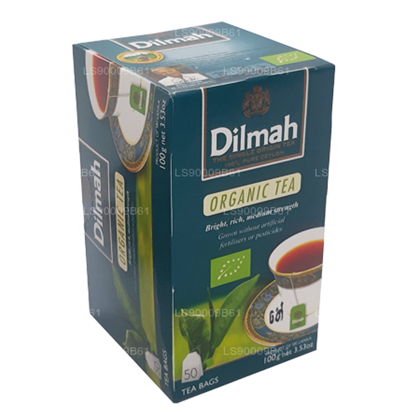 Dilmah økologisk te (100 g) 50 teposer