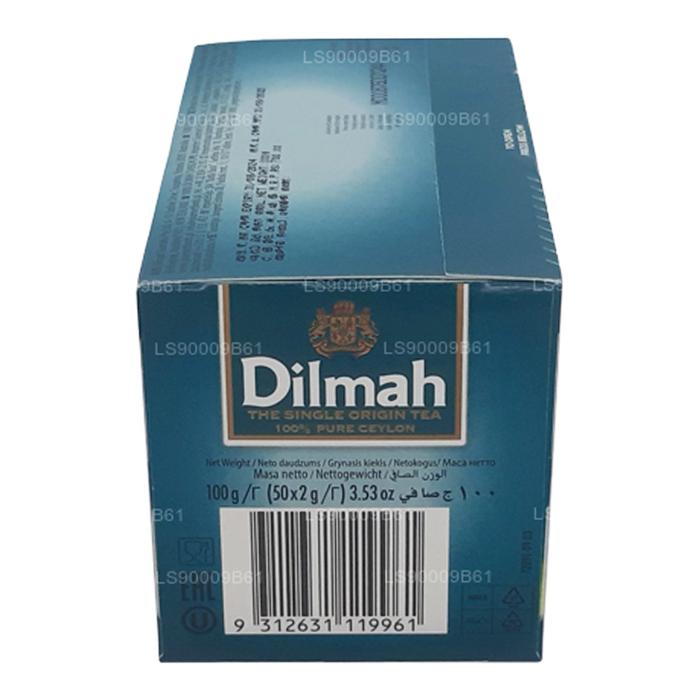 Dilmah økologisk te (100 g) 50 teposer