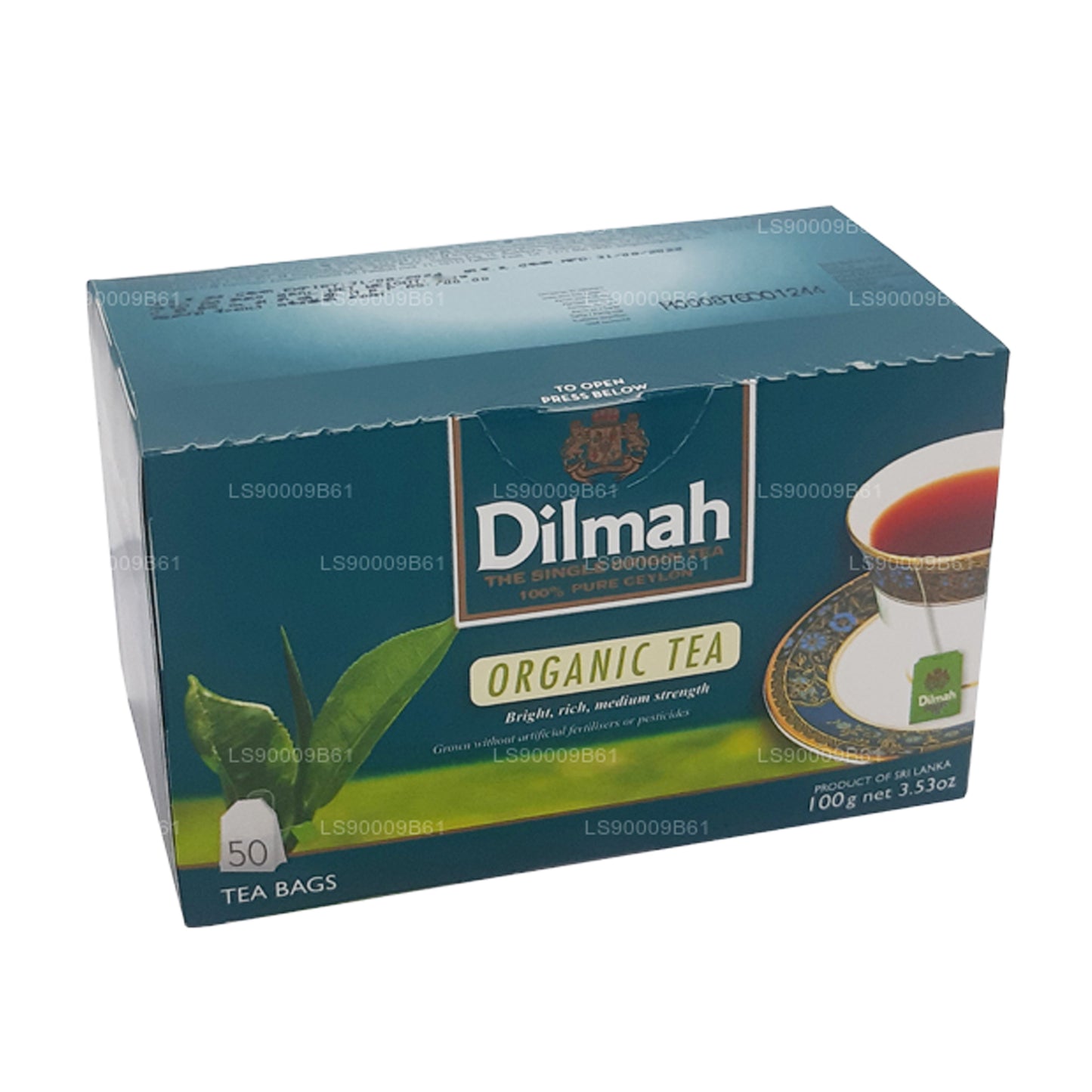 Dilmah økologisk te (100 g) 50 teposer