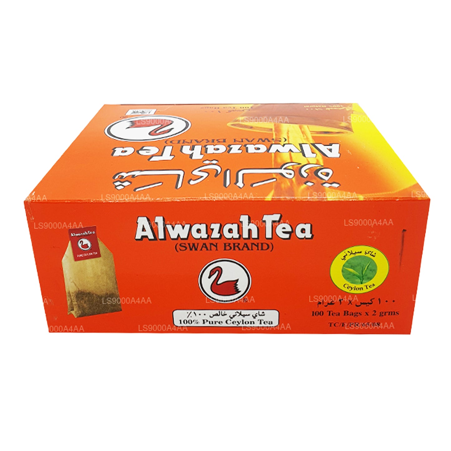 Alwazah Pure Ceylon sort te 100 teposer (200g)