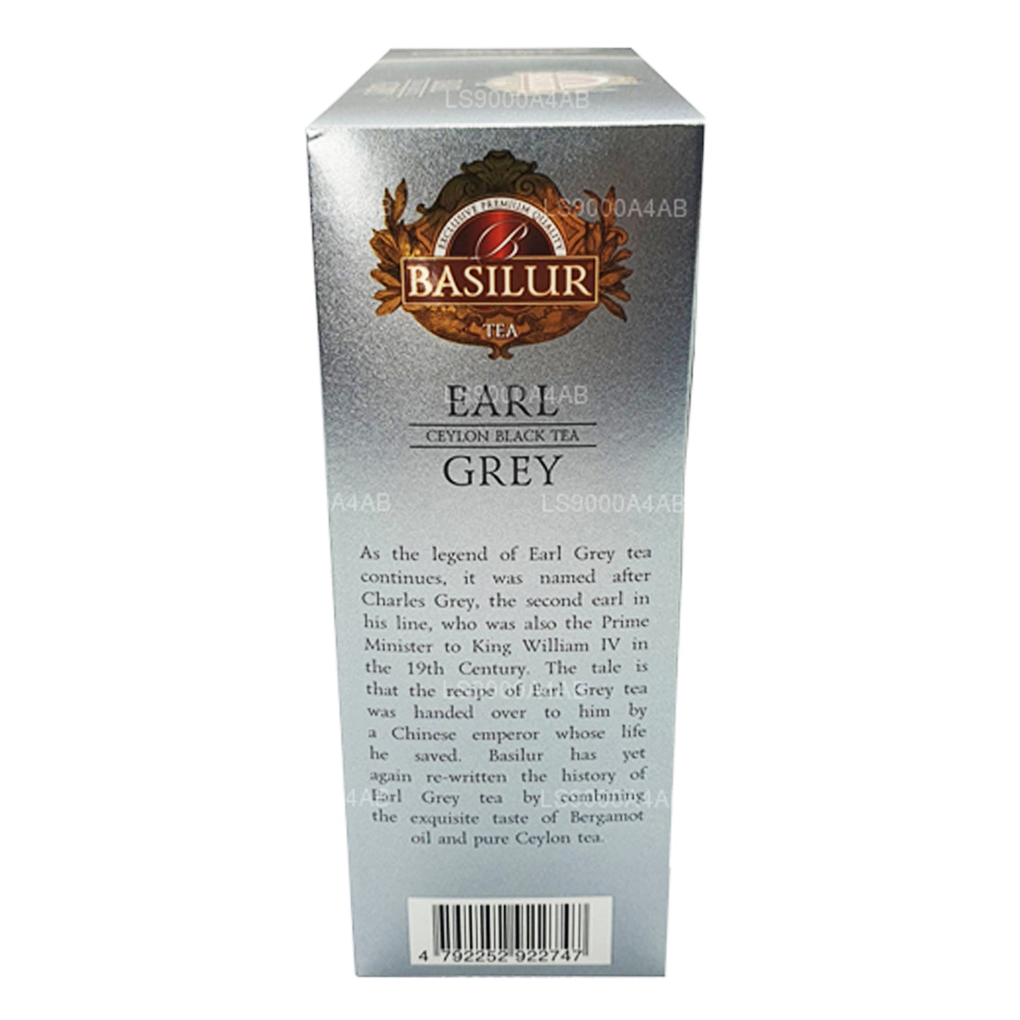 Basilur Speciality Classics Earl Grey Ceylon Sort te (200g) 100 teposer