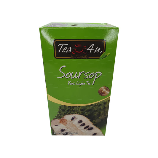 Tea4U sort te med soursop (50g) 25 teposer