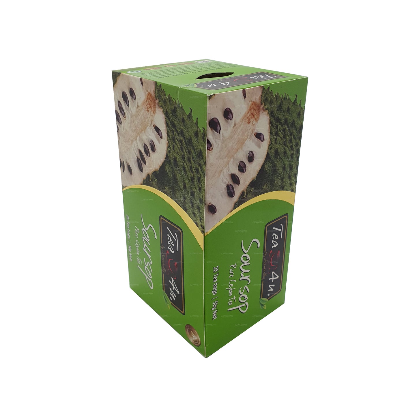 Tea4U sort te med soursop (50g) 25 teposer