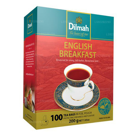 Dilmah engelsk morgenmad te (200g) 100 teposer