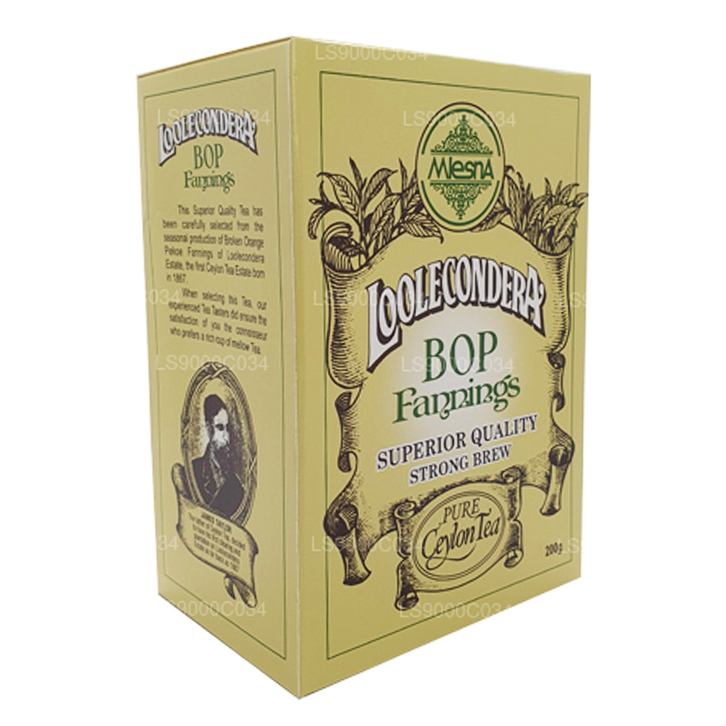 Mlesna Loolecondera BOP Fannings Strong Brew løs te (200 g)