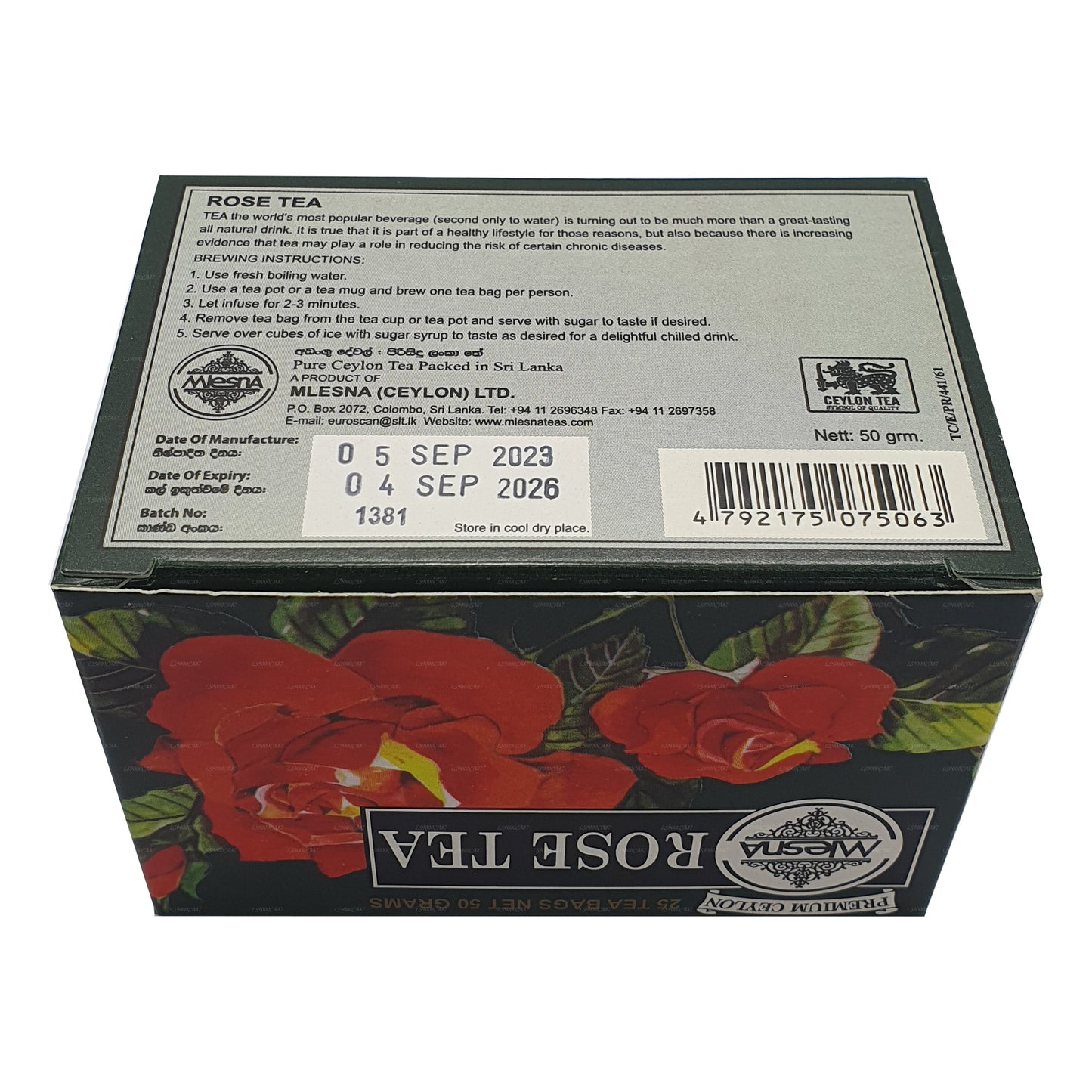 Mlesna Rose Tea (50g) 25 Teposer