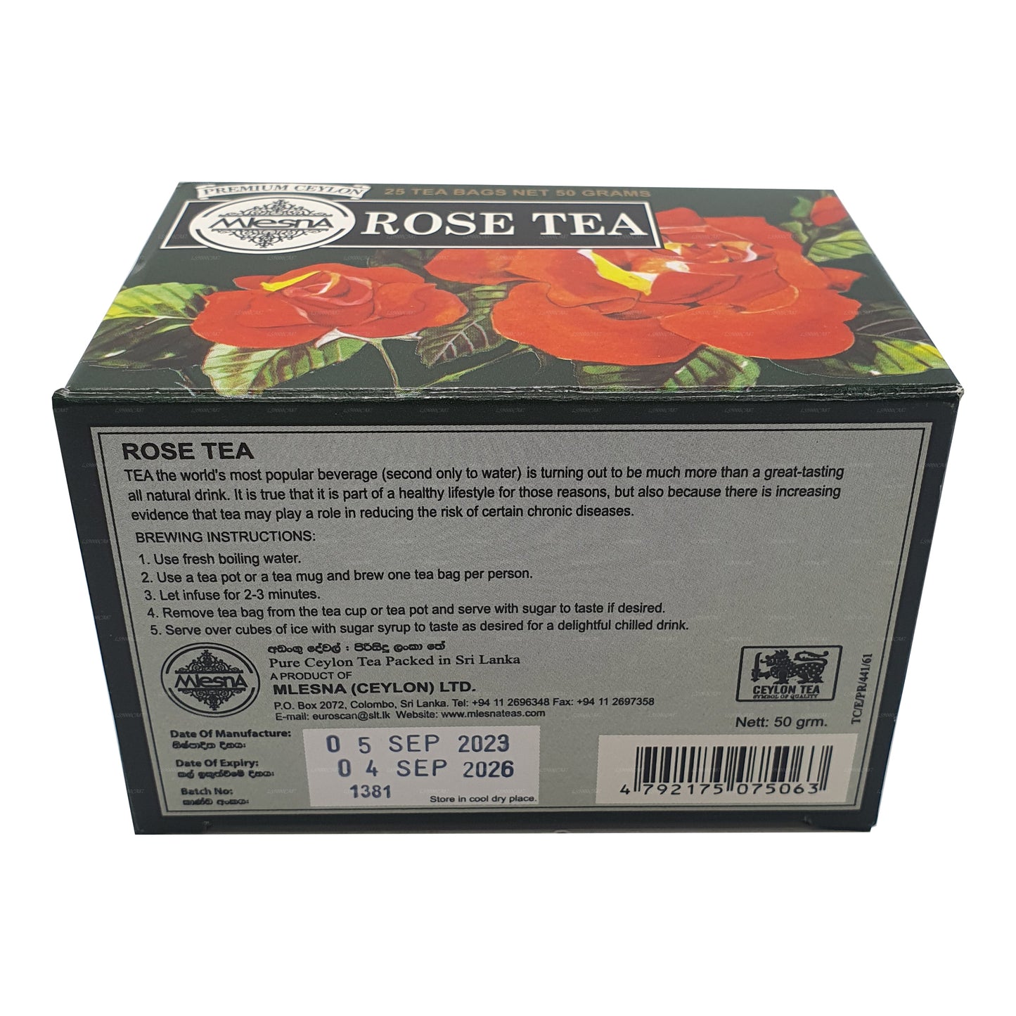 Mlesna Rose Tea (50g) 25 Teposer