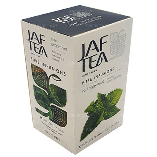 Jaf Tea Pure Infusions Collection Cool Pebermynte Folie Envelop Teposer (30g)