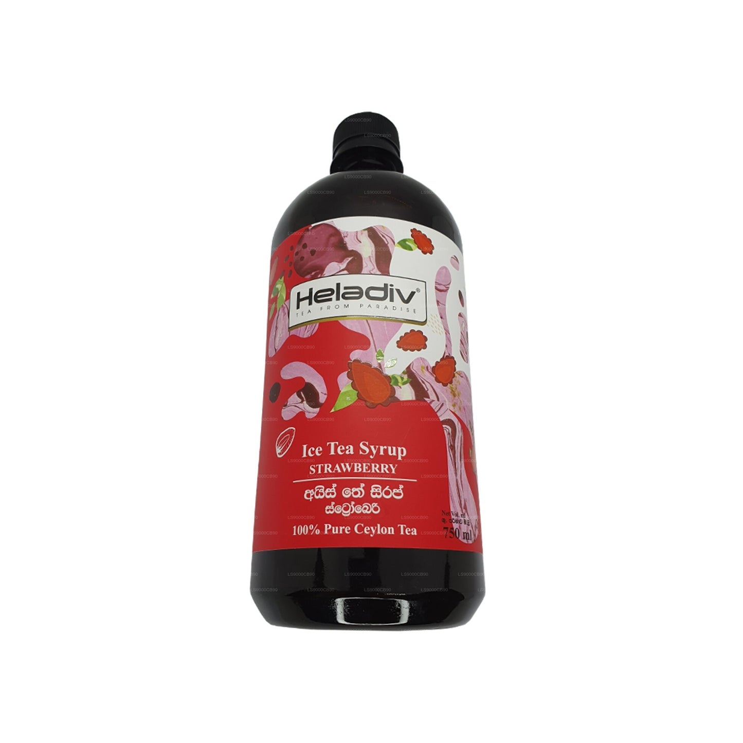 Heladiv Jordbær Ice Tea Koncentrat Hjertelig (750 ml)