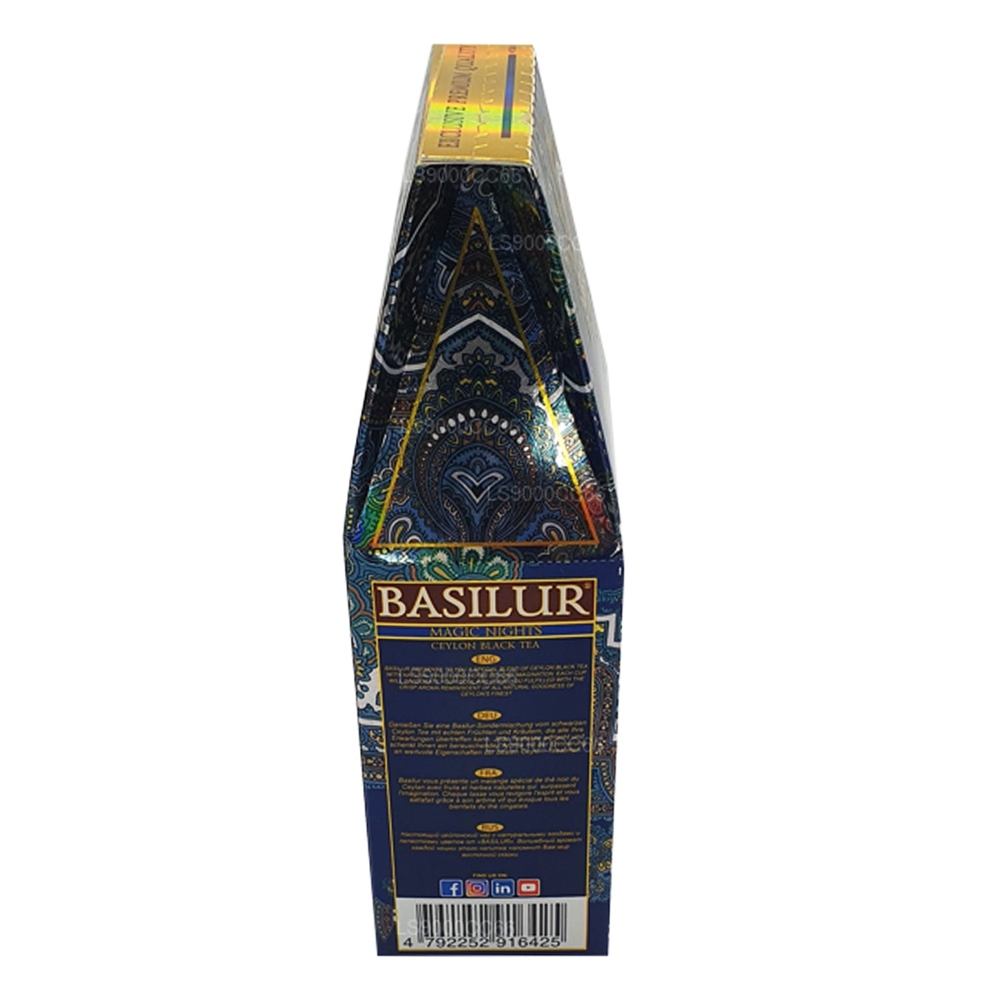 Basilur magiske nætter Ceylon sort blad te (100 g)