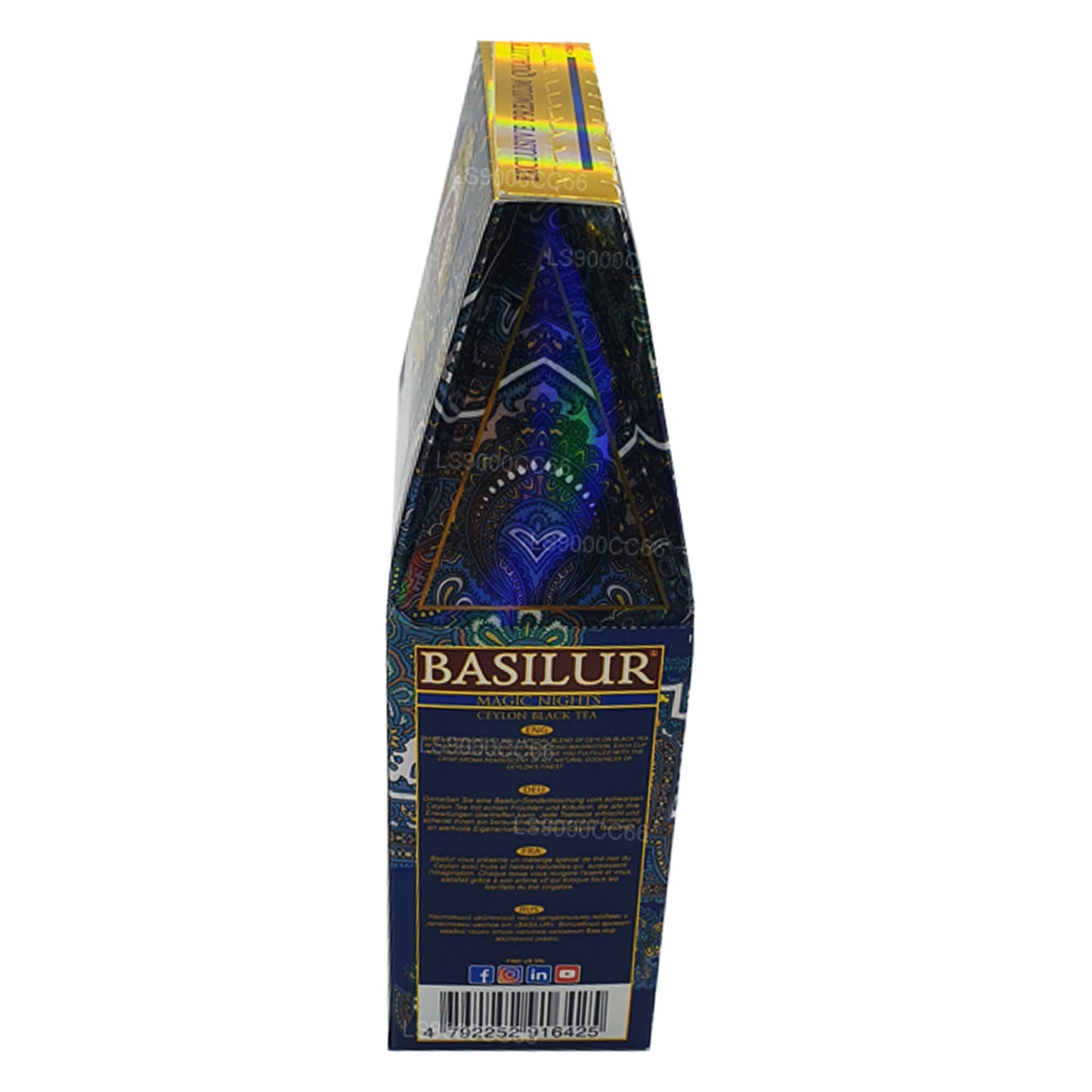 Basilur magiske nætter Ceylon sort blad te (100 g)