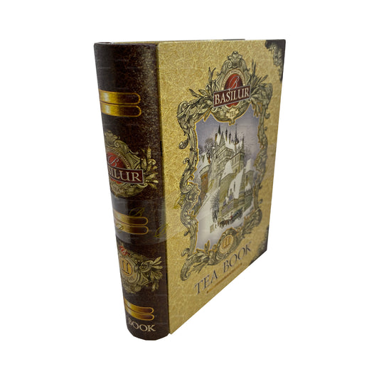 Basilur Tea Book „Tea Book Volume II - Guld“ (100 g) Caddy