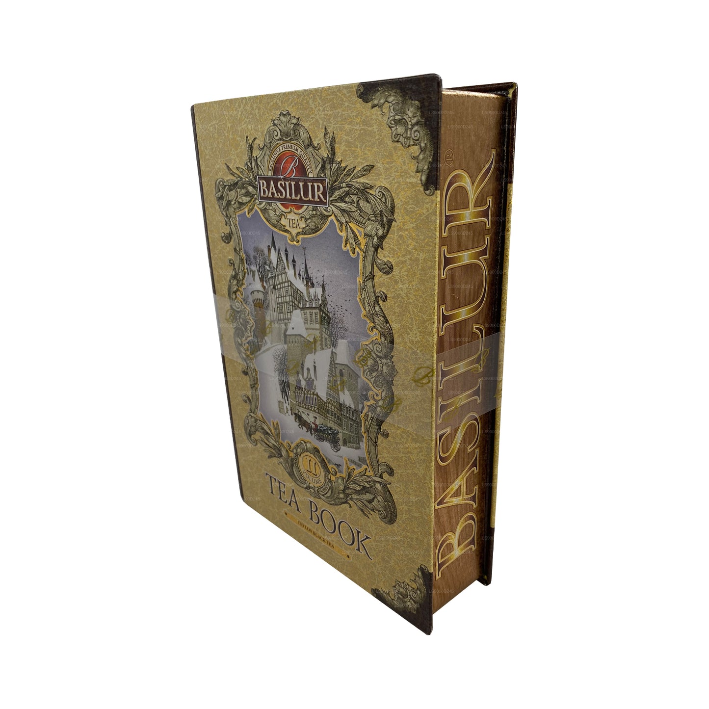 Basilur Tea Book „Tea Book Volume II - Guld“ (100 g) Caddy