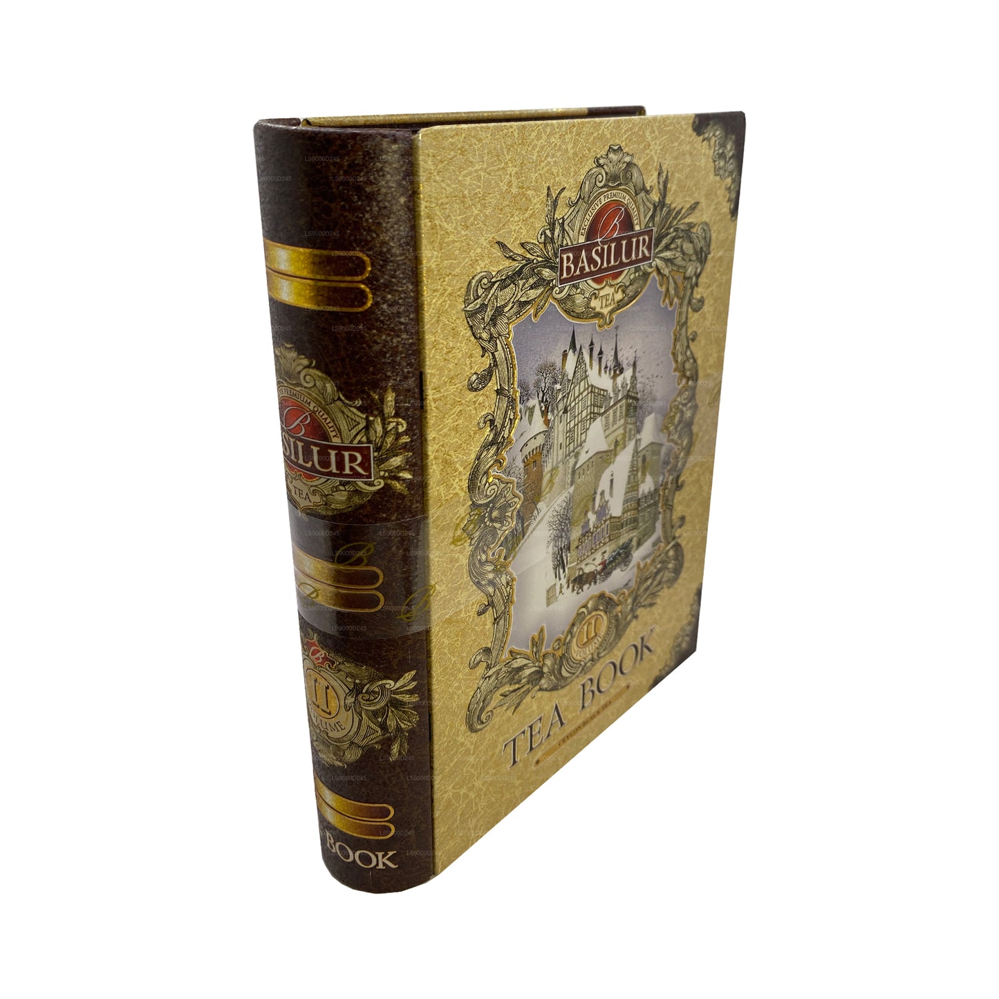 Basilur Tea Book „Tea Book Volume II - Guld“ (100 g) Caddy