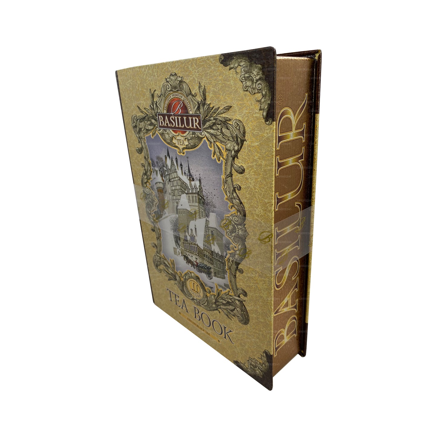 Basilur Tea Book „Tea Book Volume II - Guld“ (100 g) Caddy