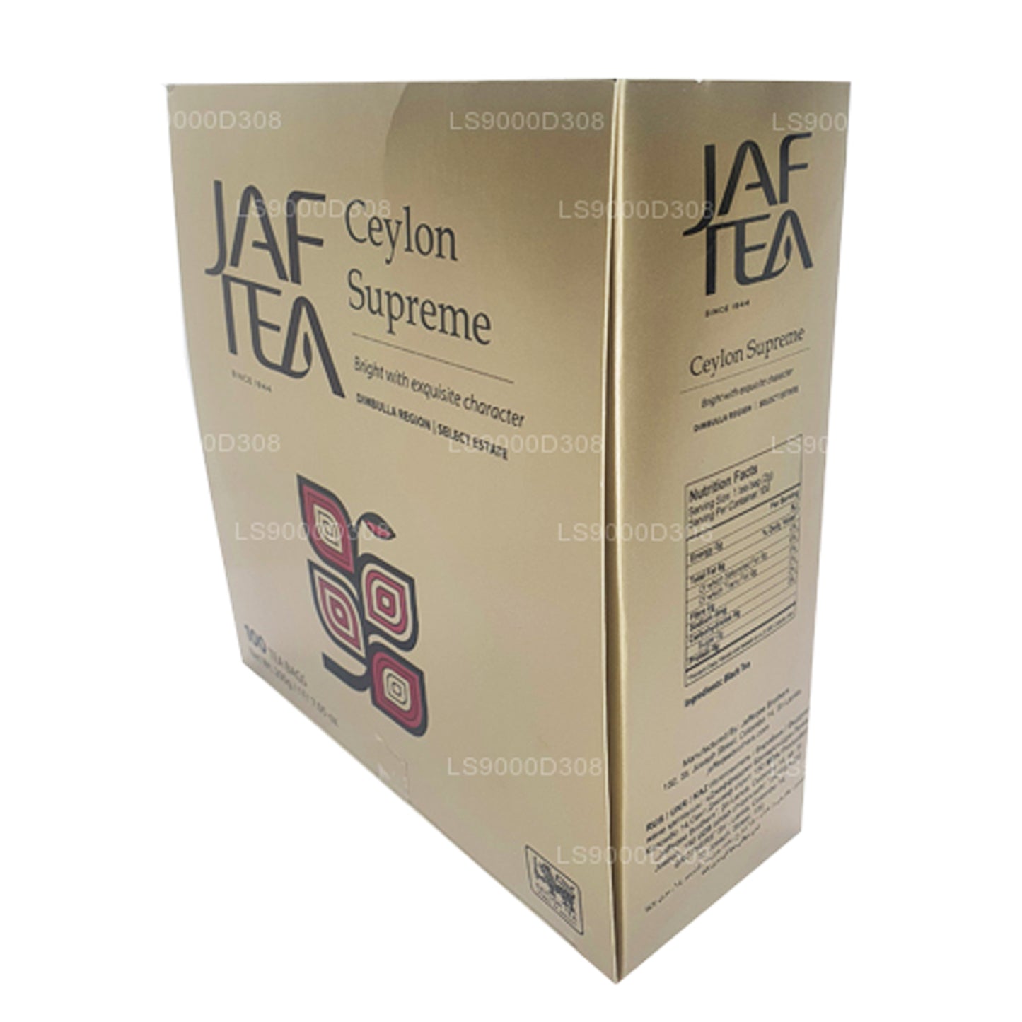 Jaf Tea Classic Gold Collection Ceylon Supreme 100 teposer String og Tag (200g)