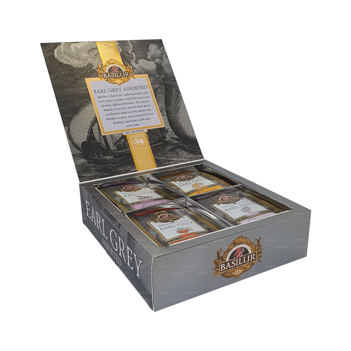 Basilur Earl Grey Kollektion Assorteret (80g)