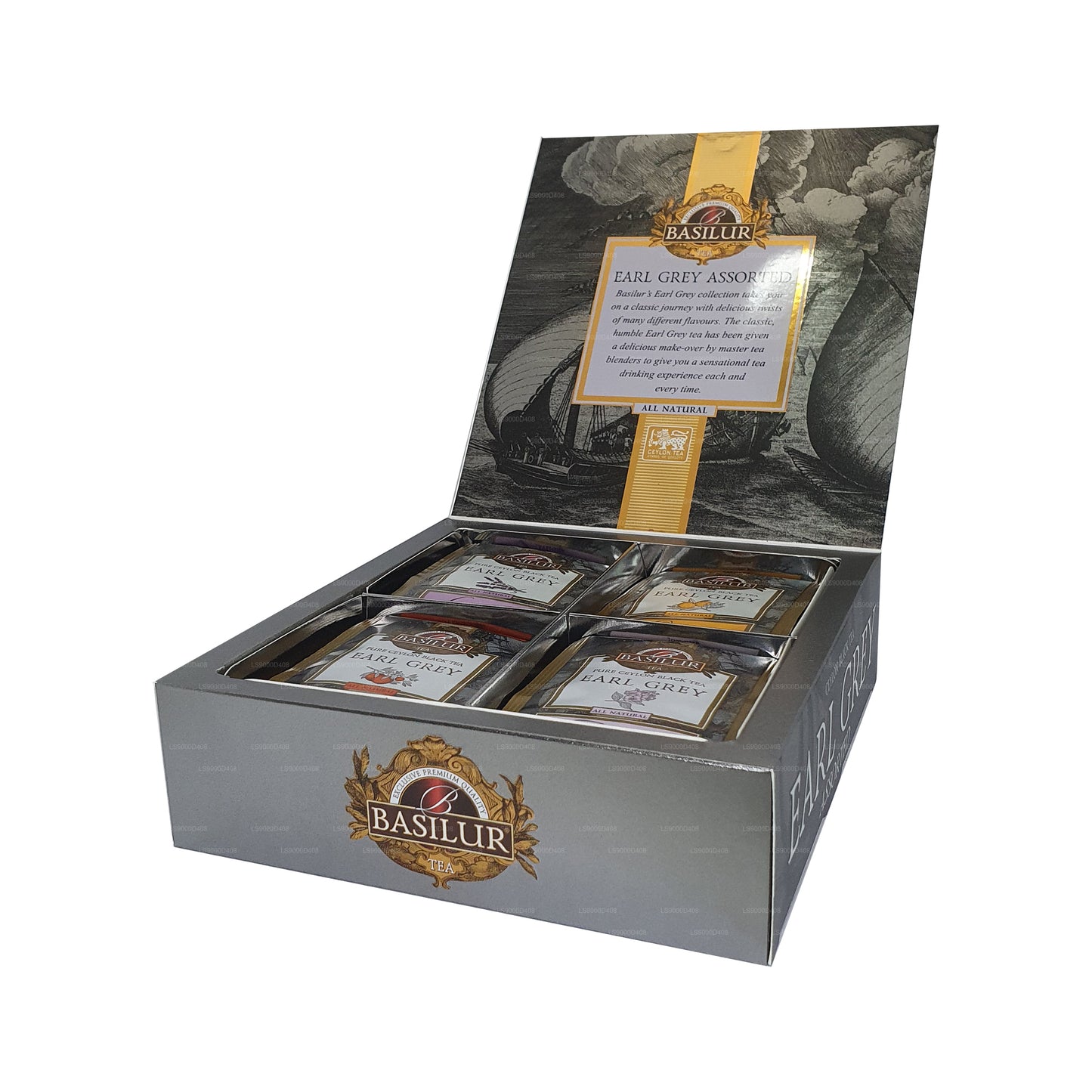 Basilur Earl Grey Kollektion Assorteret (80g)