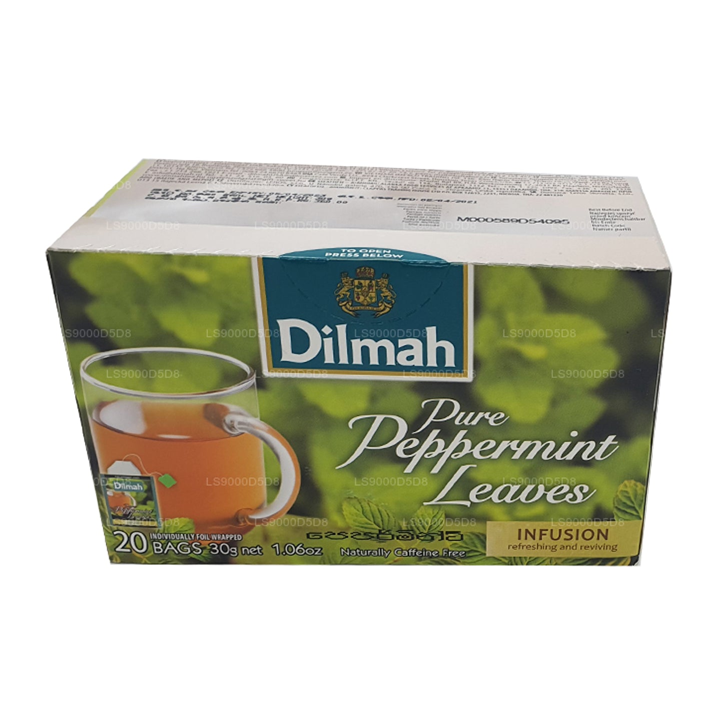 Dilmah Pure Pebermynteblade (30 g) 20 teposer