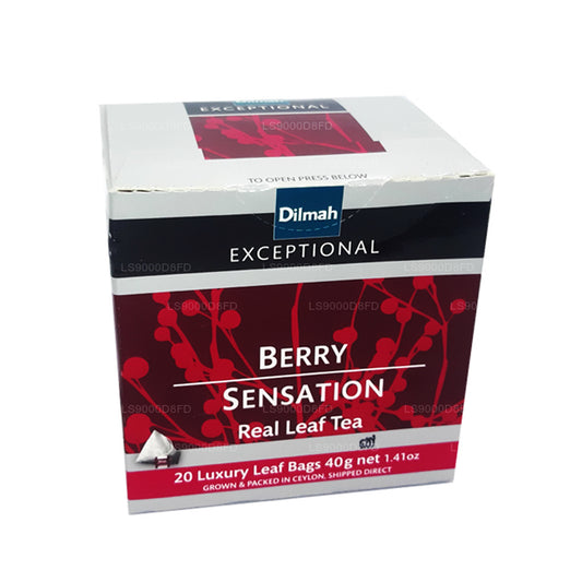 Dilmah Enestående Berry Sensation Ægte Leaf Te (40g) 20 teposer