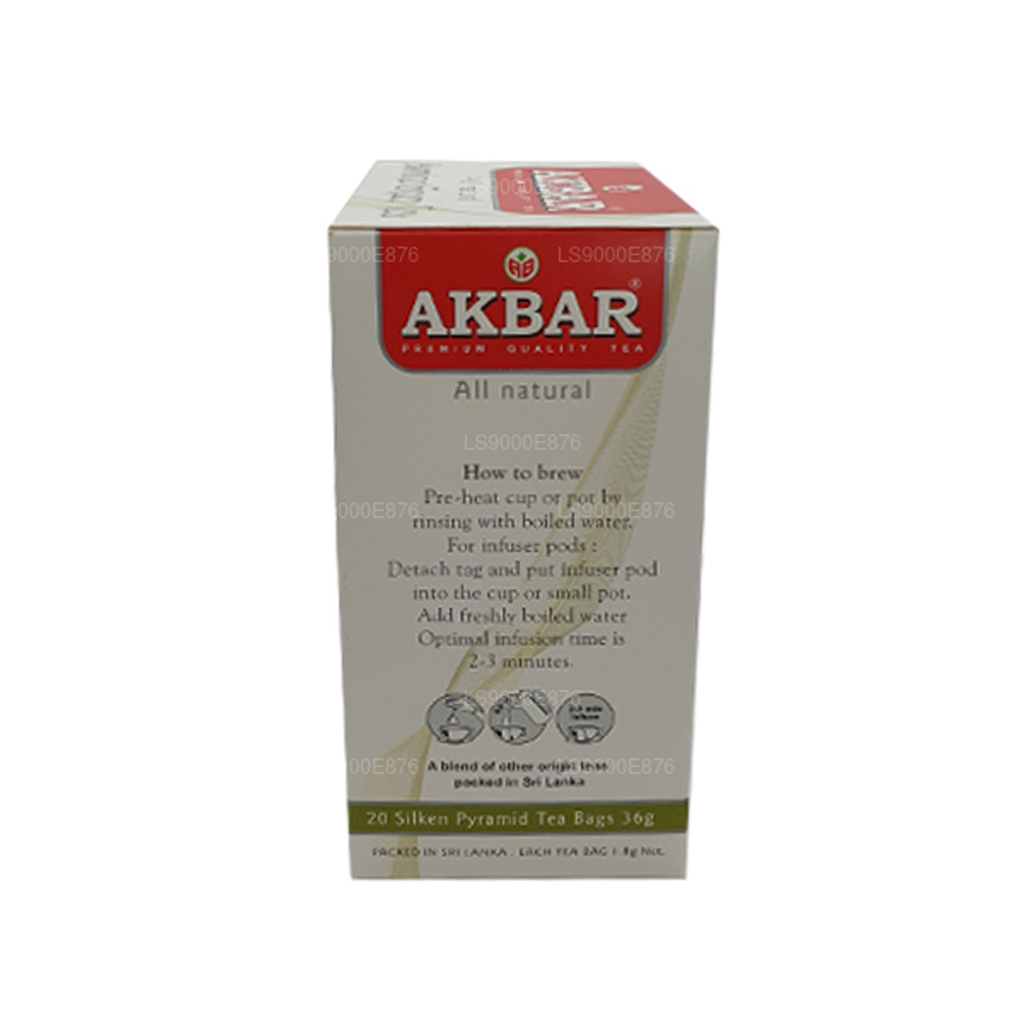 Akbar Jasmine grøn te (36g) 20 teposer