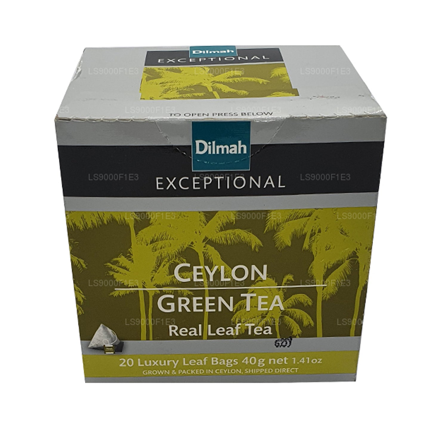 Dilmah Enestående Ceylon grøn te (40g) 20 teposer