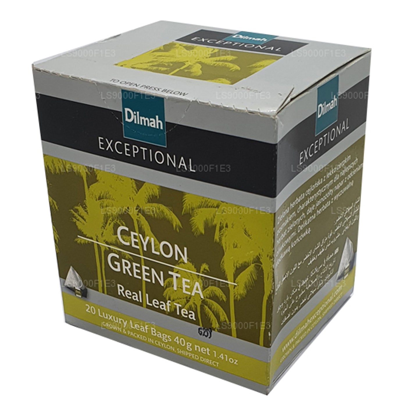 Dilmah Enestående Ceylon grøn te (40g) 20 teposer