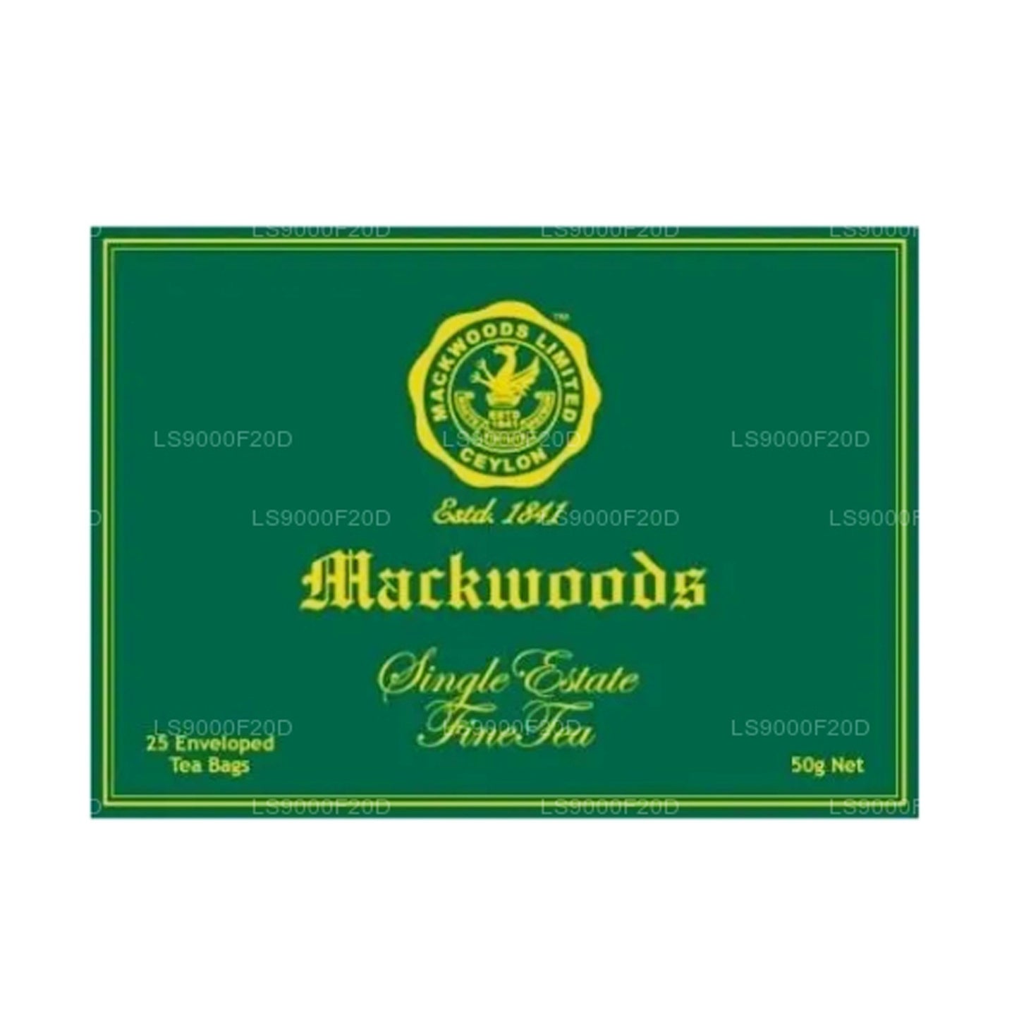 Mackwoods Classic, fin sort te, i 25 indhyllede teposer (50 g)