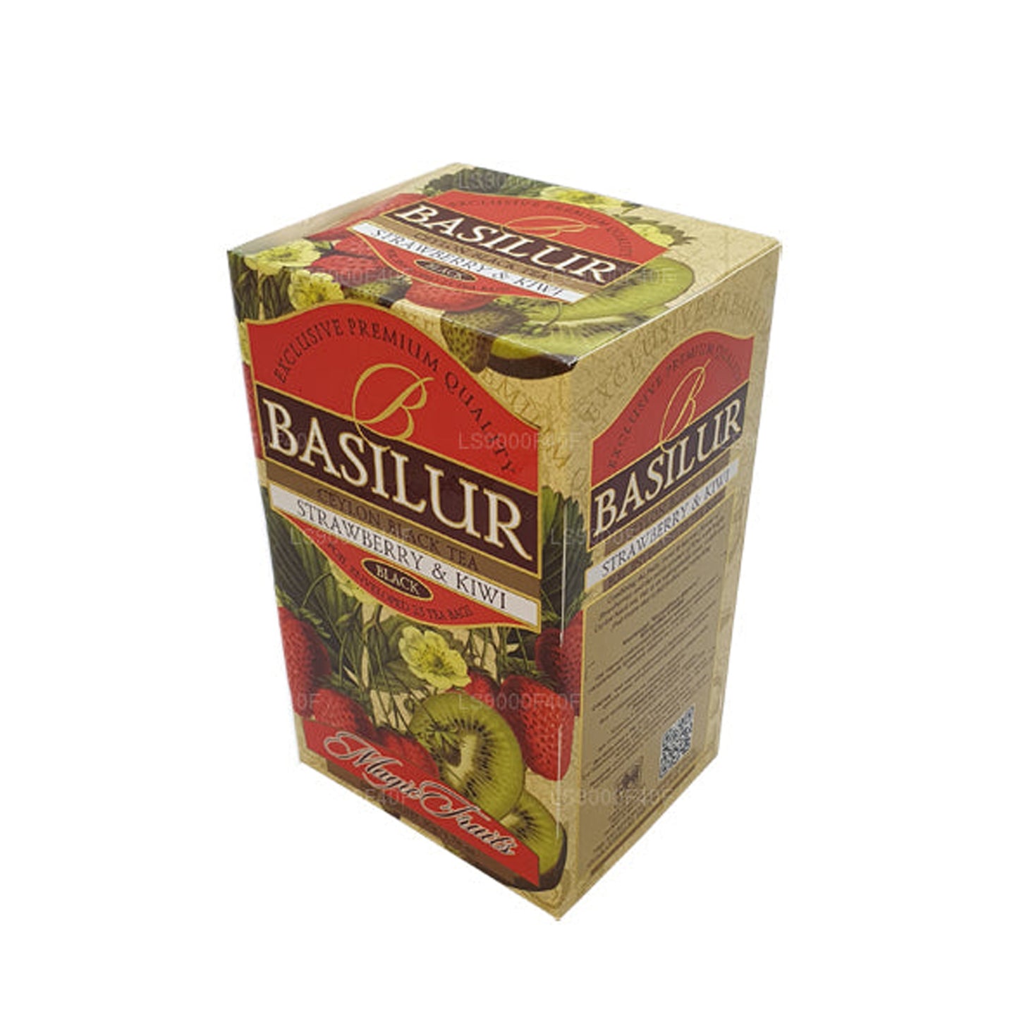 Basilur jordbær og kiwi (50 g) 20 teposer