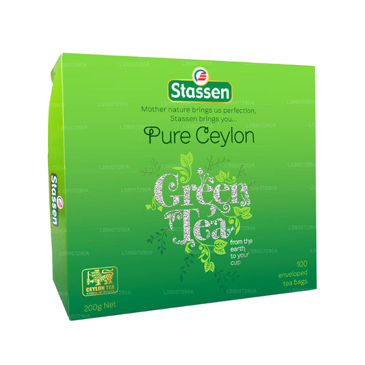 Stassen Pure Ceylon grøn te (200g) 100 teposer