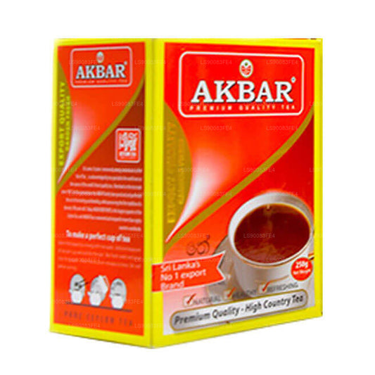Akbar Premium kvalitet sort te (250g)